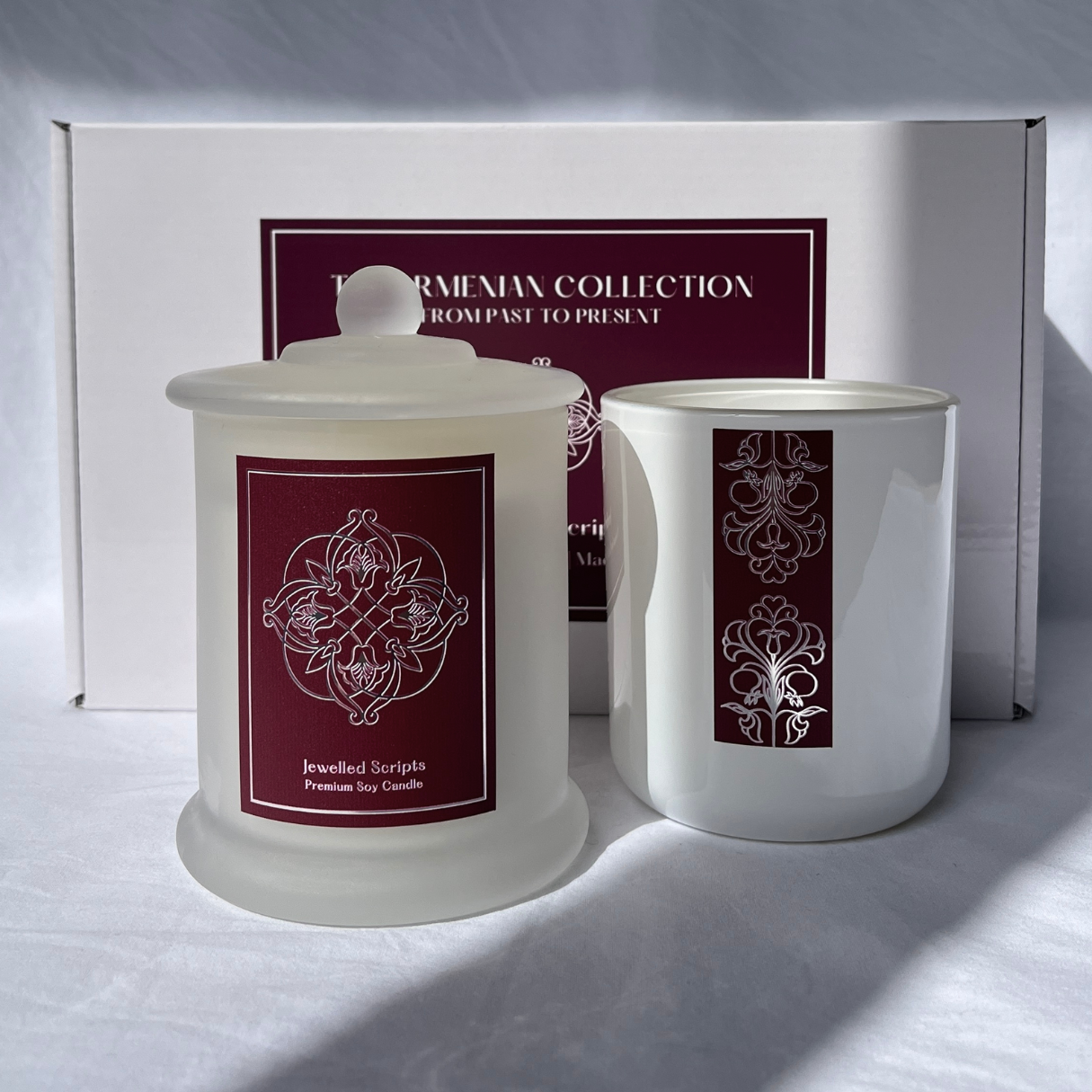 Jewelled Scripts - Triple Scented Soy Candle Gift Box Set