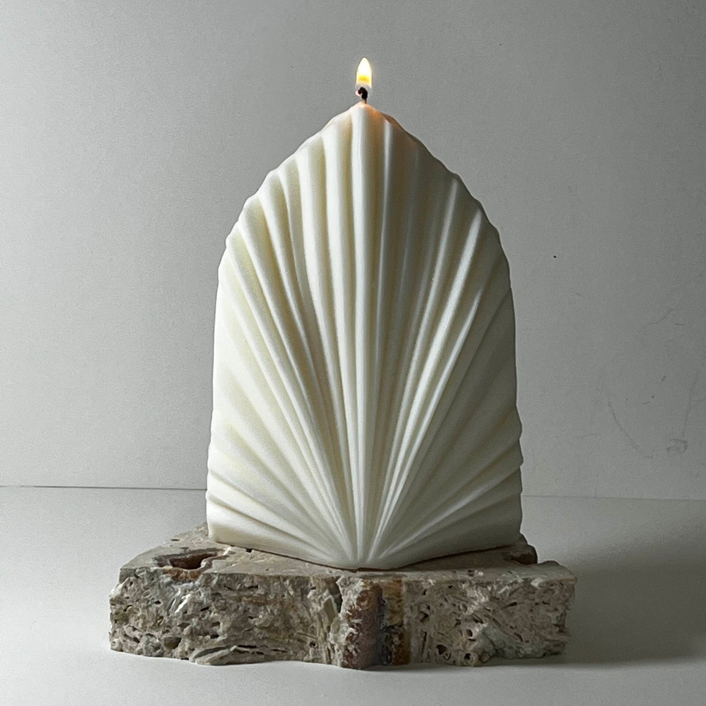 Palm Leaf Sculptural Candle