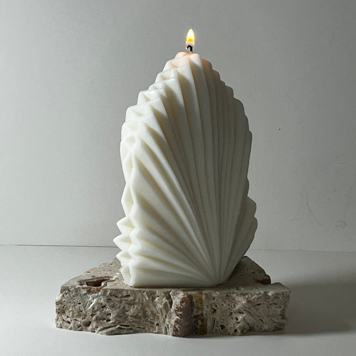 Palm Leaf Sculptural Candle