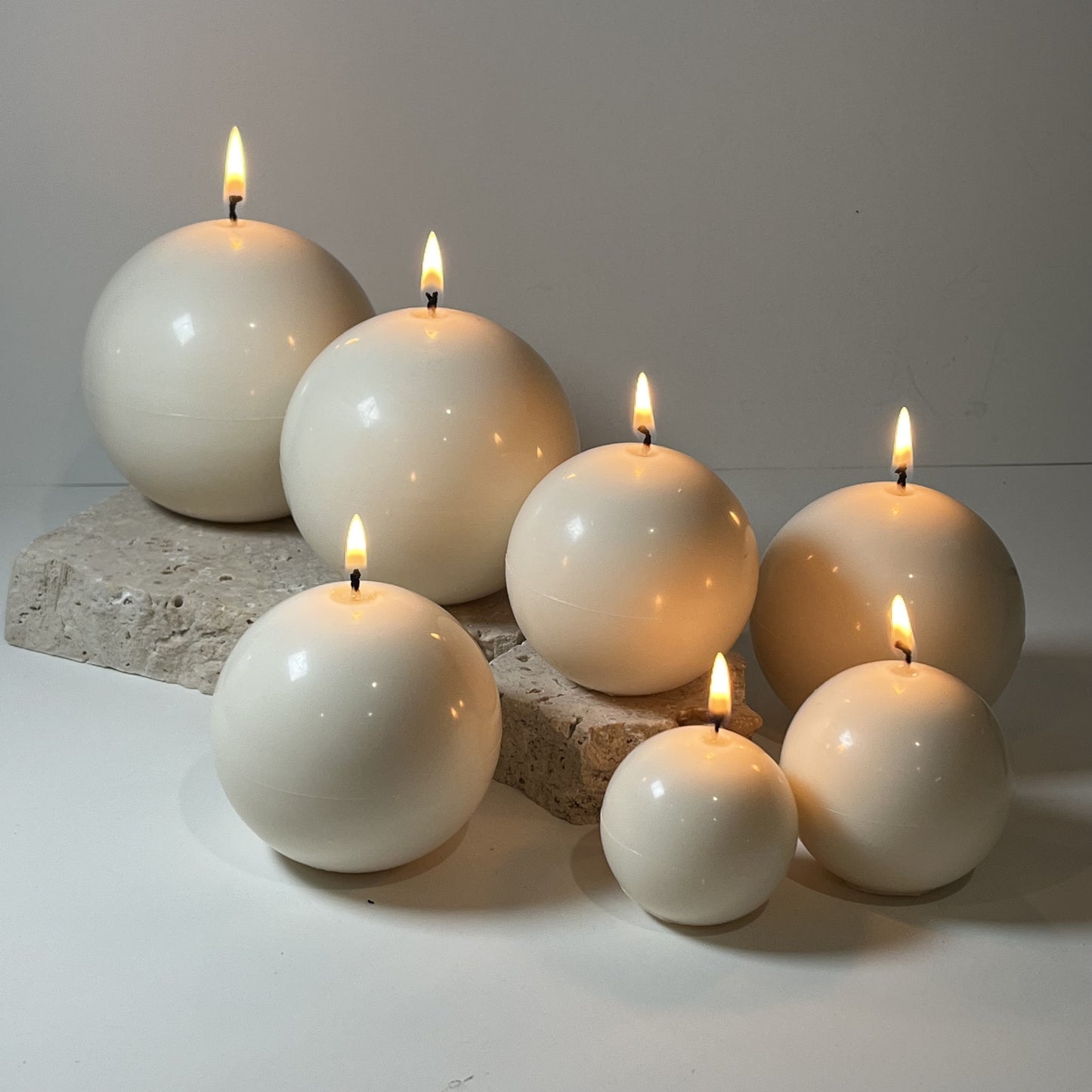 Spheres Sculptural Candles