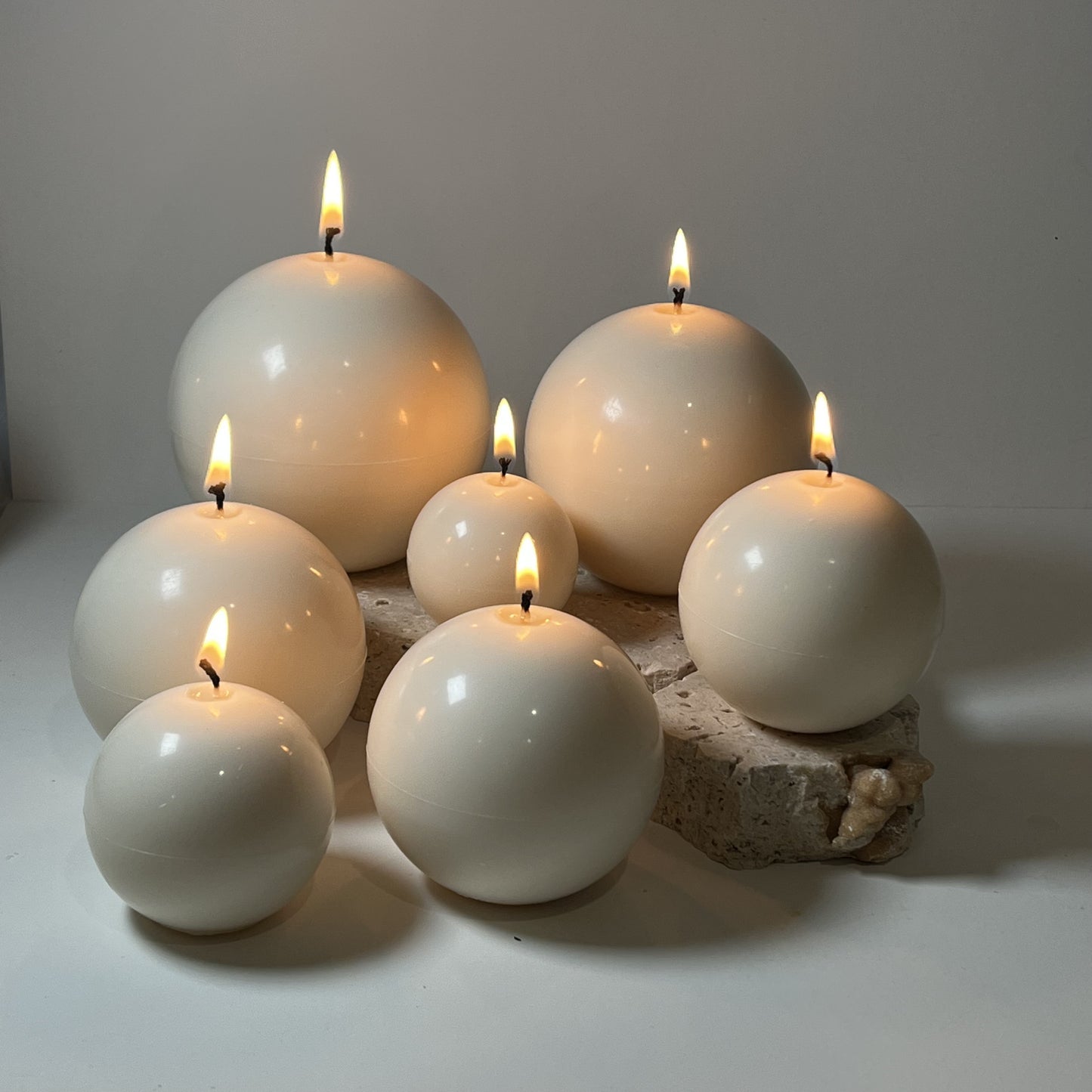 Spheres Sculptural Candles