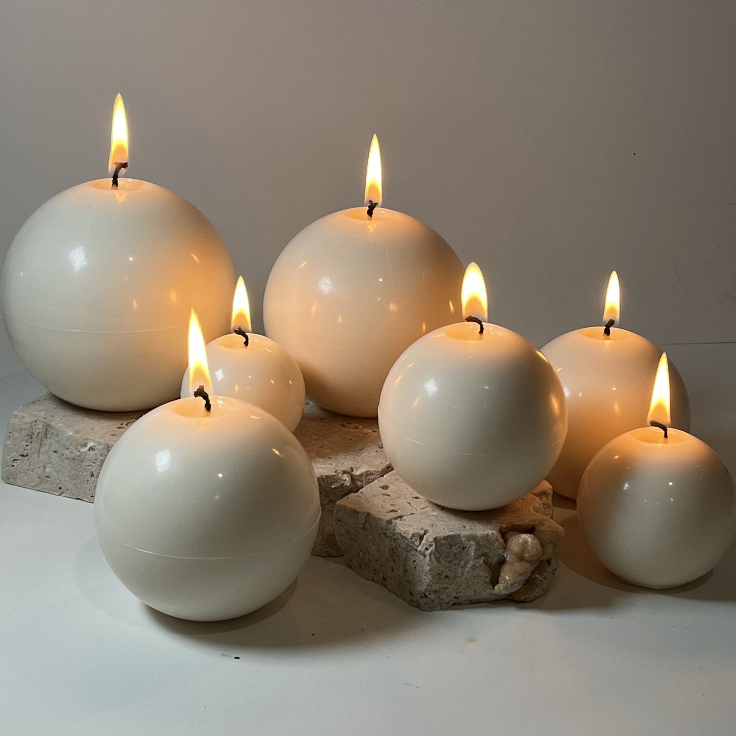 Spheres Sculptural Candles