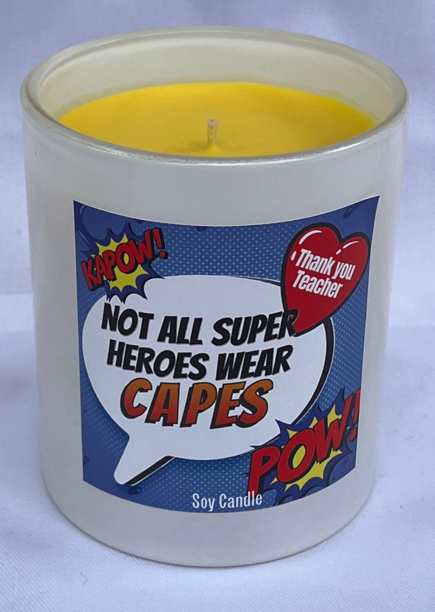 Teacher appreciation candles - 3 types