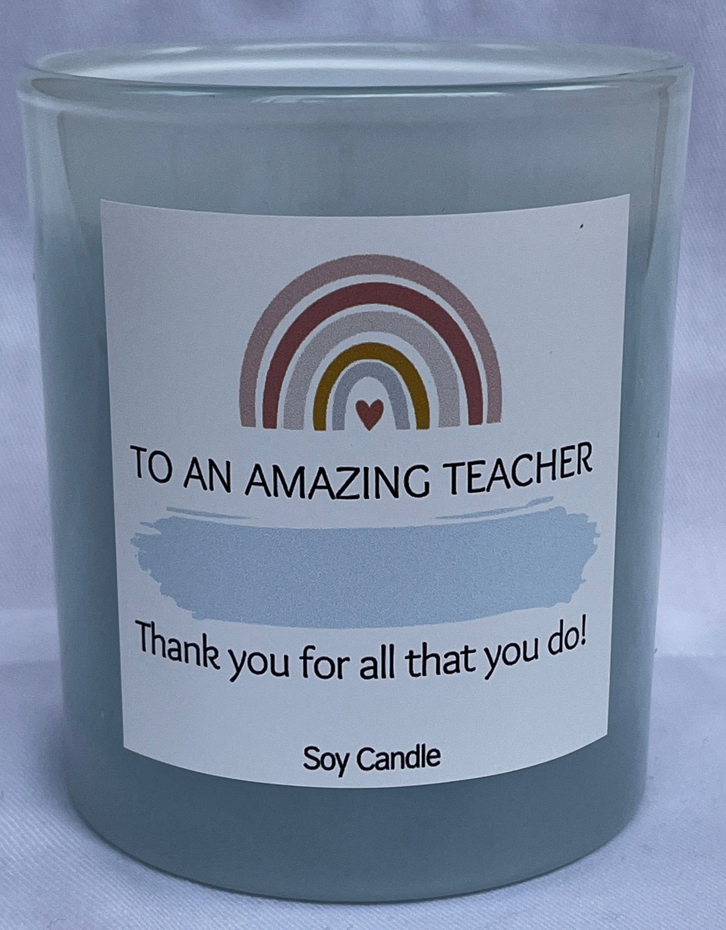 Teacher appreciation candles - 3 types